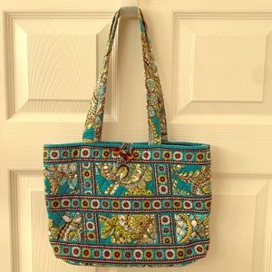 Vera Bradley Tic Toc Tote in Peacock